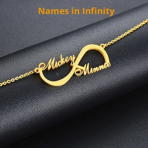 Gold Personalized Name Bracelets